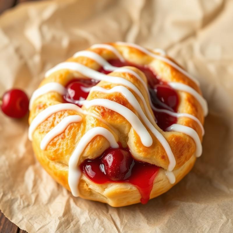 Cherry Cream Cheese Danish